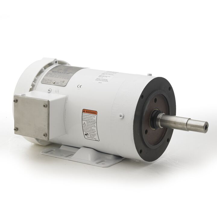 Washdown Pump Motor, 10 & 7.50 HP, 3 Ph, 60 & 50 Hz, 230/460 & 190/380 V, 1800 & 1500 RPM, 215JM Frame, TEFC