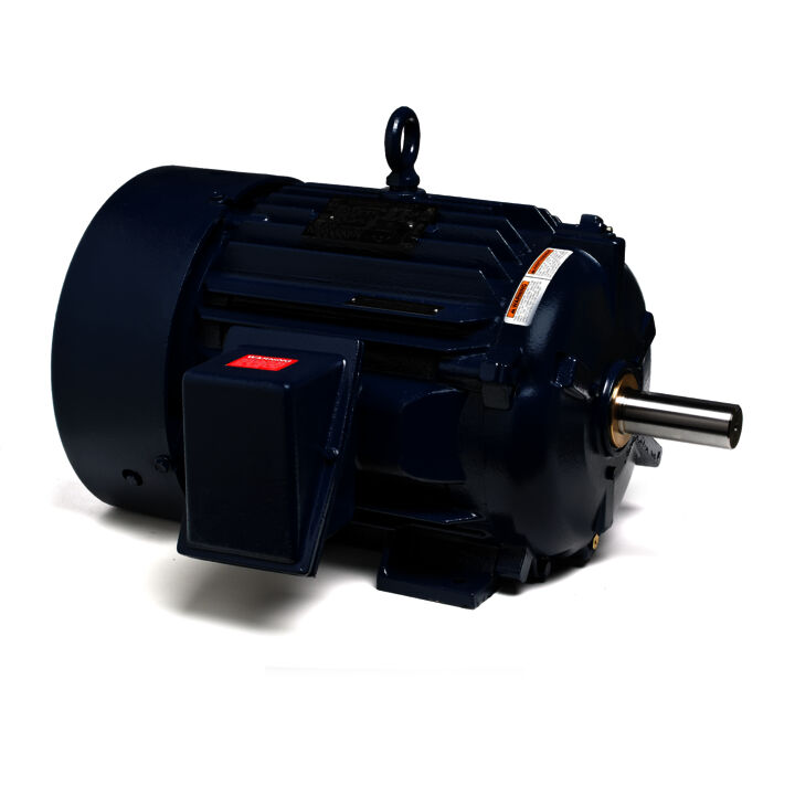 Severe Duty Motor, 2 HP, 3 Ph, 60 Hz, 460 V, 1200 RPM, 184T Frame, TENV