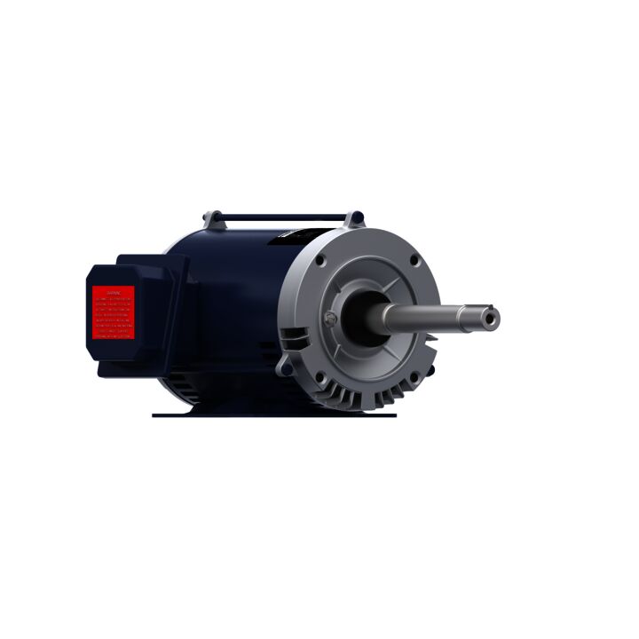 Close-Coupled Pump Motor, 1.50 & 1 HP, 3 Ph, 60 & 50 Hz, 208-230/460 & 190/380 V, 1800 & 1500 RPM, 145JP Frame, DP