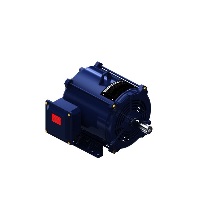 General Purpose Motor, 1.50 HP, 3 Ph, 60 Hz, 200 V, 1200 RPM, 182T Frame, DP