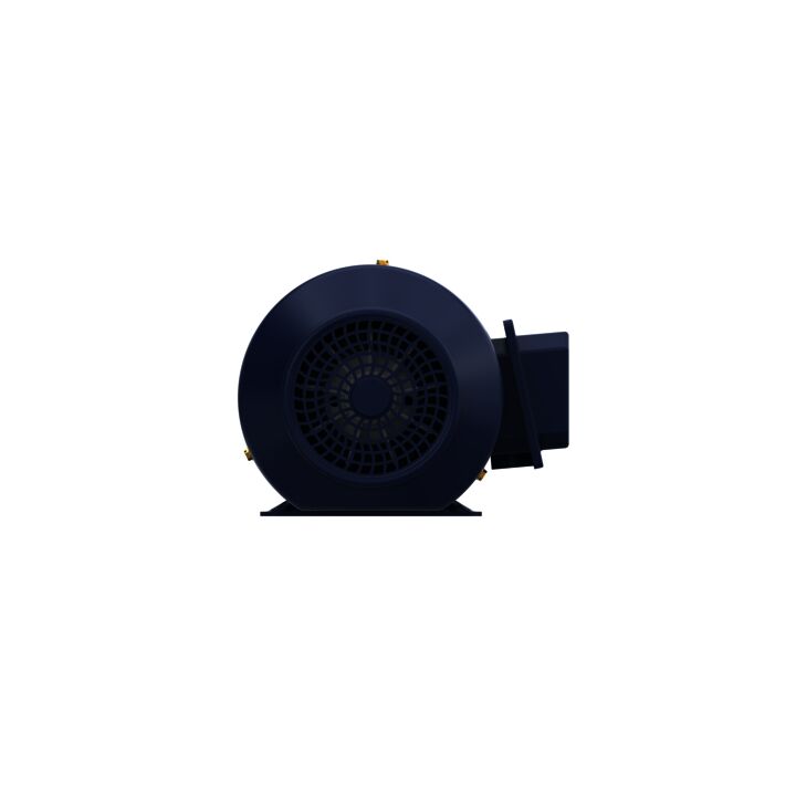 Close-Coupled Pump Motor, 1 HP, 3 Ph, 60 Hz, 230/460 V, 1800 RPM, 143JM Frame, TEFC