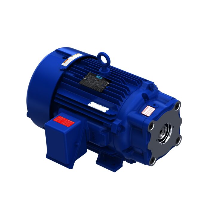 Hydraulic Motor, 15 & 10 HP, 3 Ph, 60 & 50 Hz, 230/460 & 190-208/380-415 V, 1800 & 1500 RPM, 254 Frame, TEFC