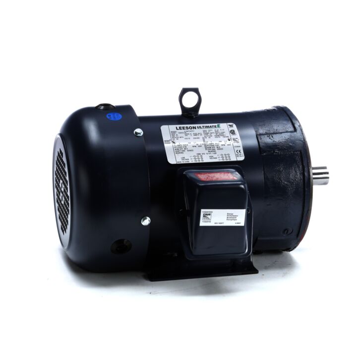 General Purpose Motor, 5 & 3 HP, 3 Ph, 60 & 50 Hz, 230/460 & 190/380 V, 3600 & 3000 RPM, 184TC Frame, TEFC