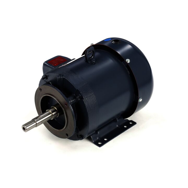 Close-Coupled Pump Motor, 3 & 2 HP, 3 Ph, 60 & 50 Hz, 230/460 & 190/380 V, 3600 & 3000 RPM, 182JM Frame, TEFC