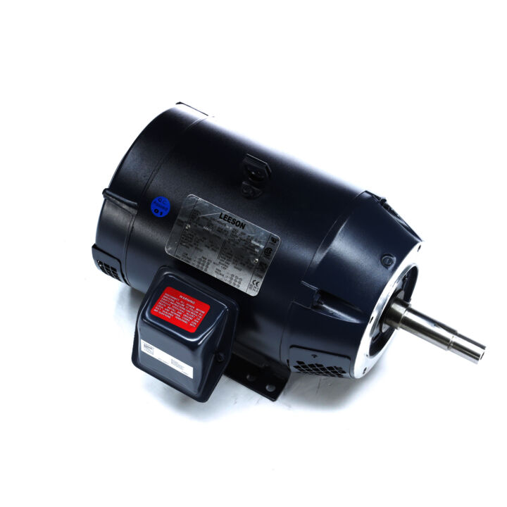 Close-Coupled Pump Motor, 7.50 & 5 HP, 3 Ph, 60 & 50 Hz, 230/460 & 190/380 V, 3600 & 3000 RPM, 184JM Frame, DP
