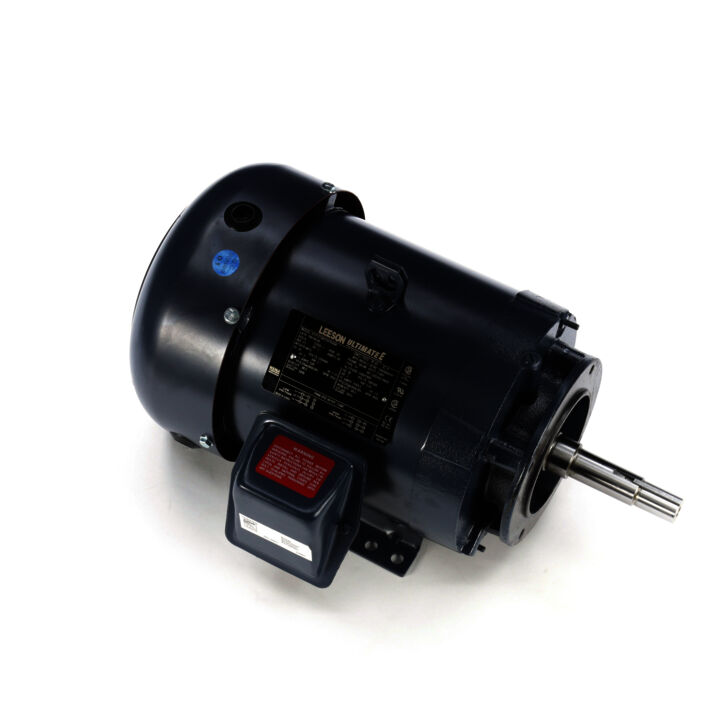 Close-Coupled Pump Motor, 5 & 3 HP, 3 Ph, 60 & 50 Hz, 230/460 & 190/380 V, 3600 & 3000 RPM, 184JM Frame, TEFC
