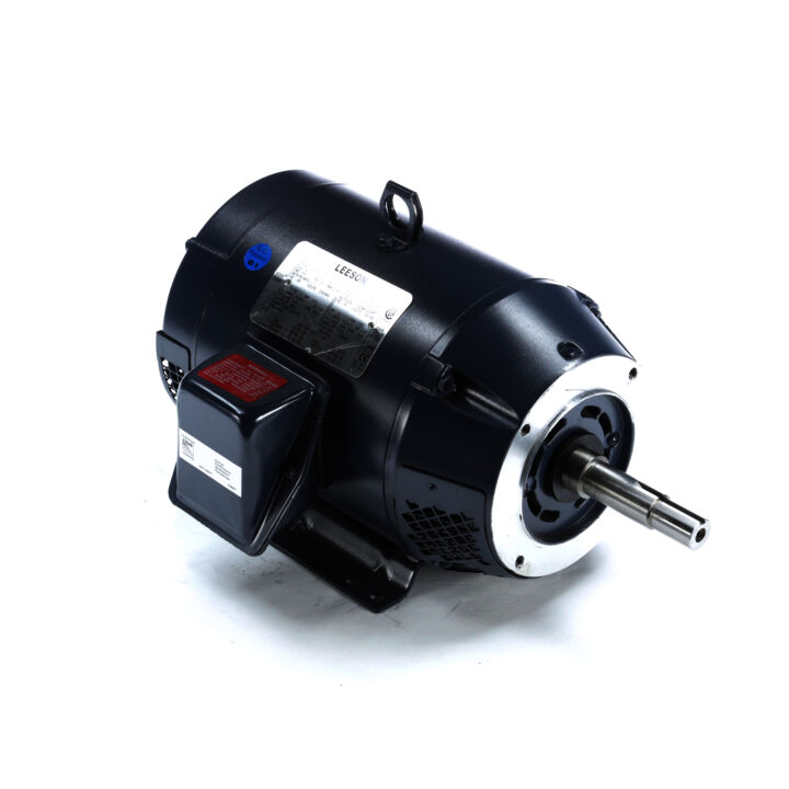 Close-Coupled Pump Motor, 7.50 & 5 HP, 3 Ph, 60 & 50 Hz, 230/460 & 190/380 V, 3600 & 3000 RPM, 184JM Frame, DP