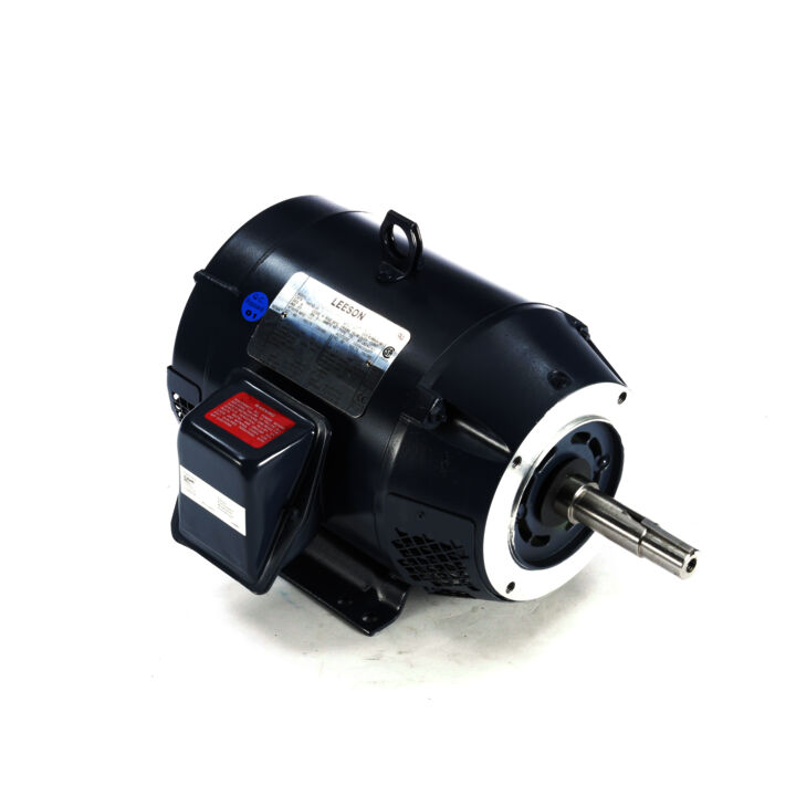Close-Coupled Pump Motor, 5 & 3 HP, 3 Ph, 60 & 50 Hz, 230/460 & 190/380 V, 3600 & 3000 RPM, 182JM Frame, DP