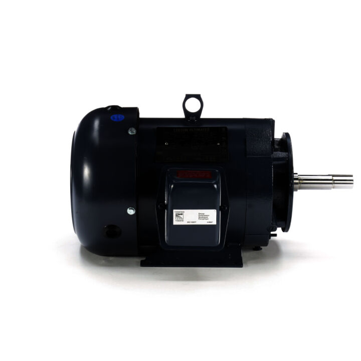 Close-Coupled Pump Motor, 5 & 3 HP, 3 Ph, 60 & 50 Hz, 230/460 & 190/380 V, 3600 & 3000 RPM, 184JM Frame, TEFC