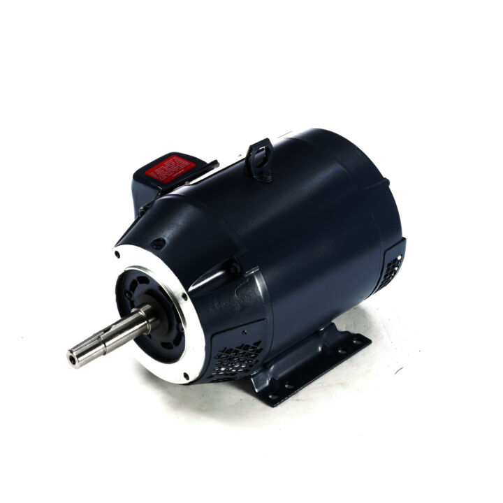 Close-Coupled Pump Motor, 5 & 3 HP, 3 Ph, 60 & 50 Hz, 230/460 & 190/380 V, 3600 & 3000 RPM, 182JM Frame, DP