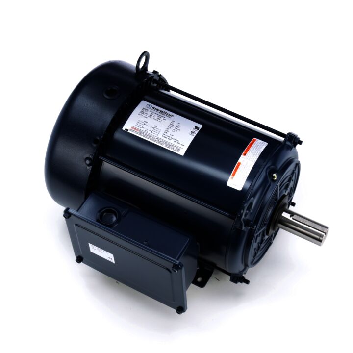 General Purpose Motor, 7.50 HP, 1 Ph, 60 Hz, 208-230 V, 3600 RPM, 213T Frame, TEFC