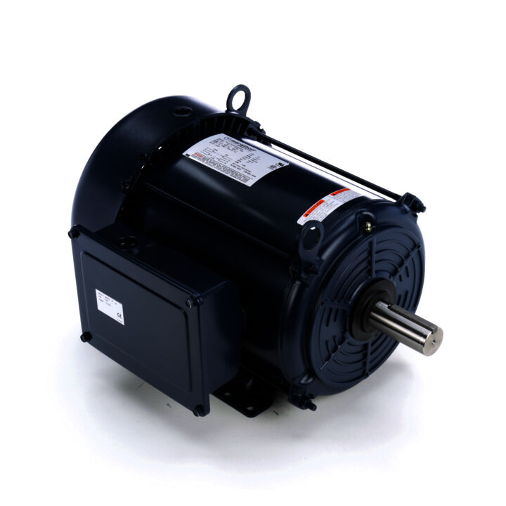 General Purpose Motor, 7.50 HP, 1 Ph, 60 Hz, 208-230 V, 3600 RPM, 213T Frame, TEFC