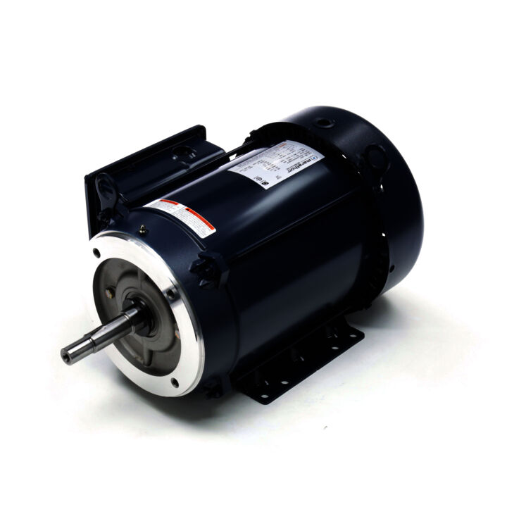 Close-Coupled Pump Motor, 7.50 HP, 1 Ph, 60 Hz, 230 V, 3600 RPM, 213JM Frame, TEFC