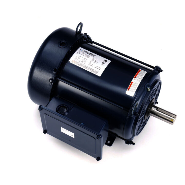 General Purpose Motor, 5 HP, 1 Ph, 60 Hz, 208-230 V, 1800 RPM, 213T Frame, TEFC