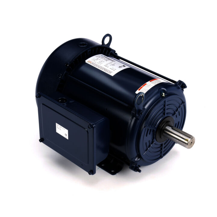 General Purpose Motor, 5 HP, 1 Ph, 60 Hz, 208-230 V, 1800 RPM, 213T Frame, TEFC