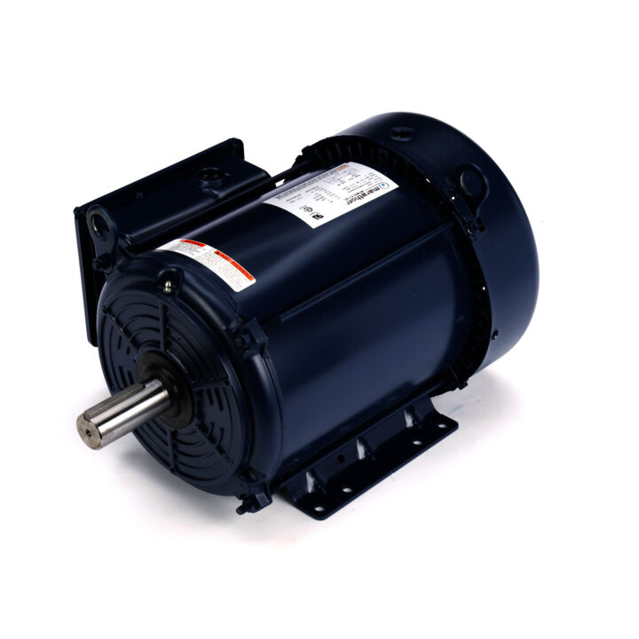 General Purpose Motor, 5 HP, 1 Ph, 60 Hz, 208-230 V, 1800 RPM, 213T Frame, TEFC