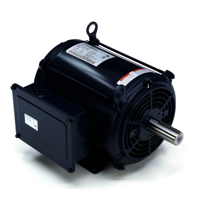 Air Compressor Motor, 7.50 HP, 1 Ph, 60 Hz, 208-230 V, 3600 RPM, 213T Frame, DP