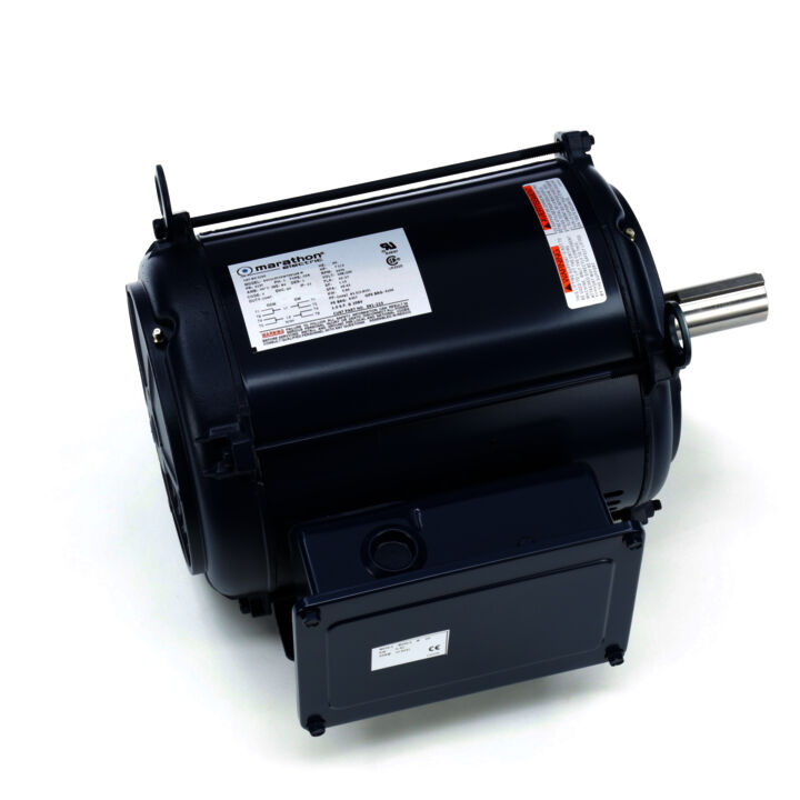 Air Compressor Motor, 7.50 HP, 1 Ph, 60 Hz, 208-230 V, 3600 RPM, 213T Frame, DP