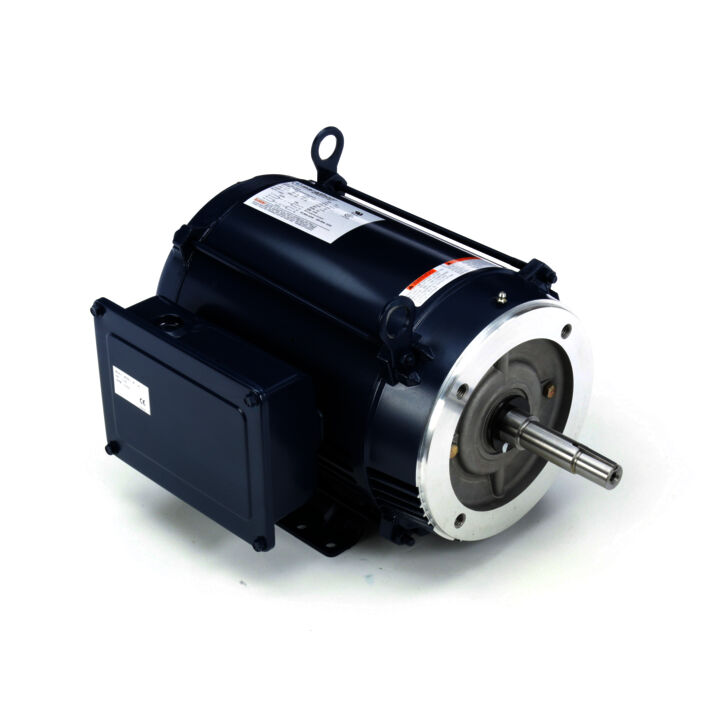 Close-Coupled Pump Motor, 7.50 HP, 1 Ph, 60 Hz, 230 V, 3600 RPM, 213JM Frame, DP