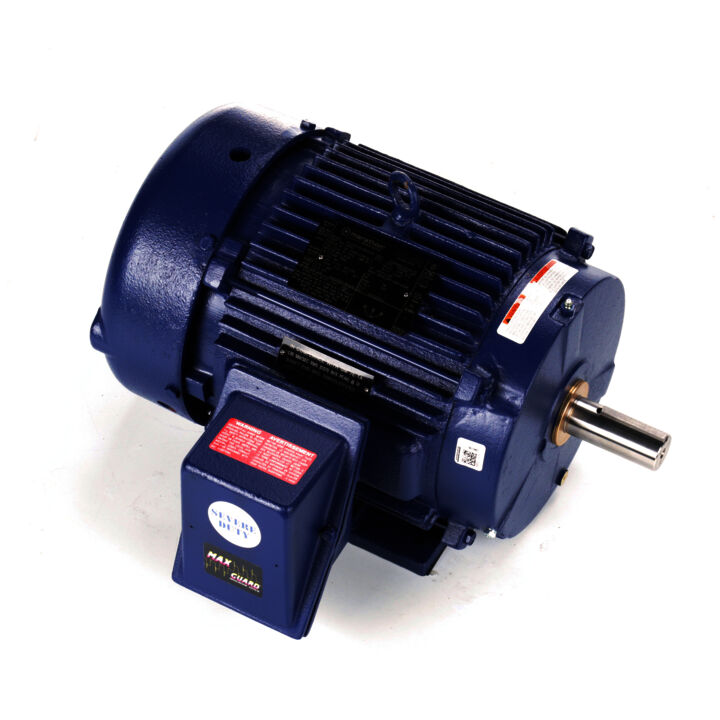 Severe Duty Motor, 7.50 HP, 3 Ph, 60 Hz, 460 V, 1800 RPM, 213T Frame, TEFC