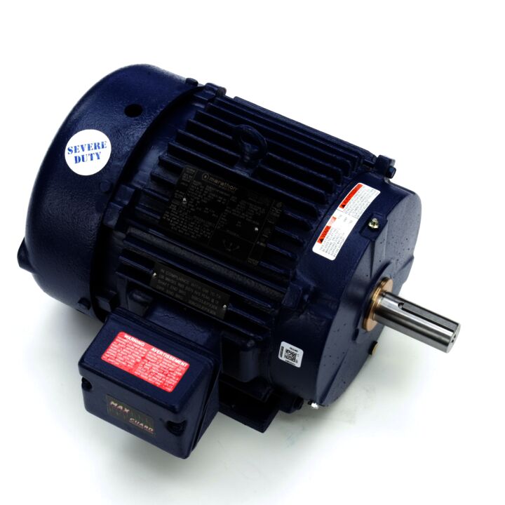 Severe Duty Motor, 3 HP, 3 Ph, 60 Hz, 460 V, 1200 RPM, 213T Frame, TEFC