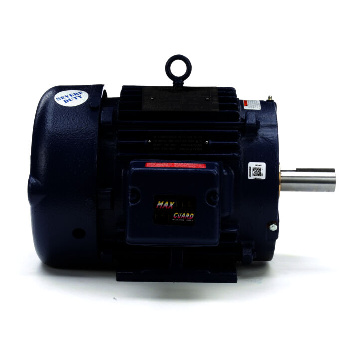 Severe Duty Motor, 3 HP, 3 Ph, 60 Hz, 460 V, 1200 RPM, 213T Frame, TEFC