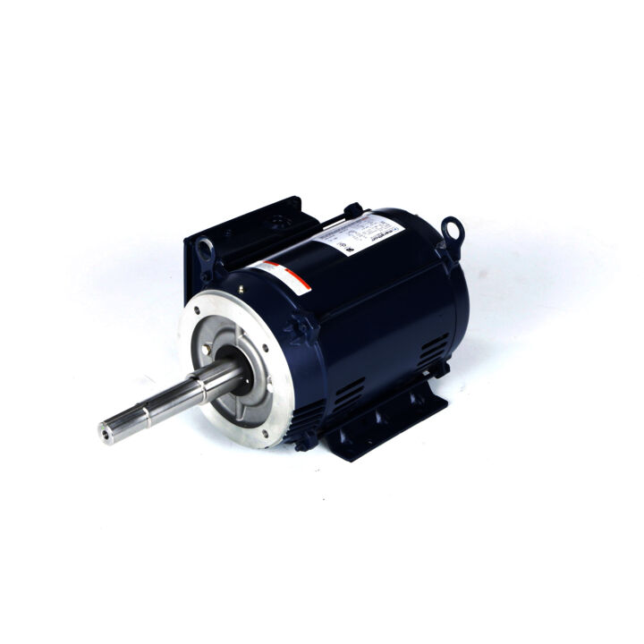 Close-Coupled Pump Motor, 7.50 HP, 1 Ph, 60 Hz, 230 V, 3600 RPM, 213JP Frame, DP