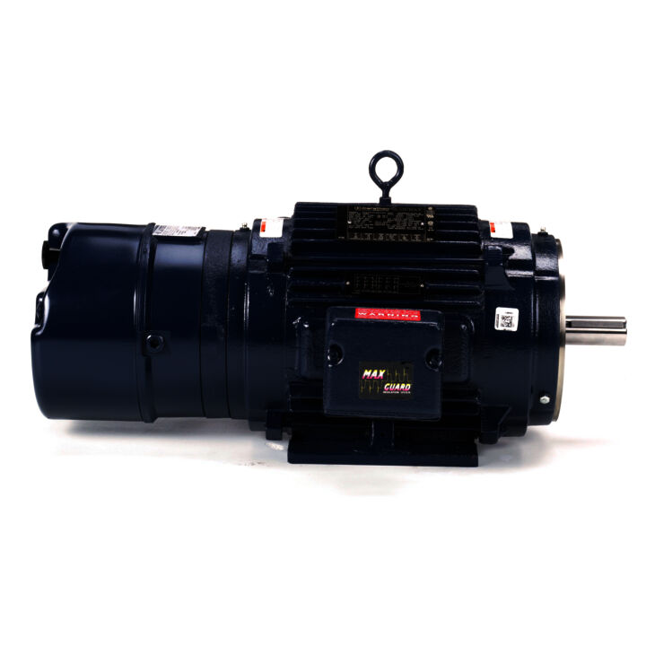 Brake Motor, 7.50 HP, 3 Ph, 60 Hz, 230/460 V, 1800 RPM, 213TC Frame, TENV