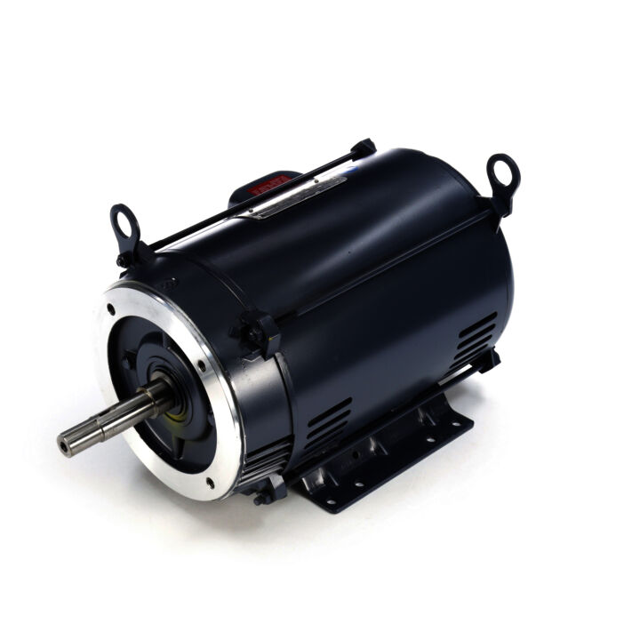Close-Coupled Pump Motor, 10 & 7.50 HP, 3 Ph, 60 & 50 Hz, 230/460 & 190/380 V, 3600 & 3000 RPM, 213JM Frame, DP