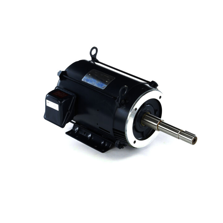 Close-Coupled Pump Motor, 10 HP, 3 Ph, 60 Hz, 575 V, 3600 RPM, 213JP Frame, DP