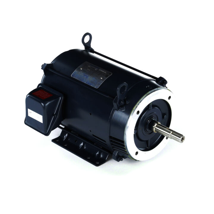 Close-Coupled Pump Motor, 7.50 HP, 3 Ph, 60 Hz, 575 V, 1800 RPM, 213JM Frame, DP