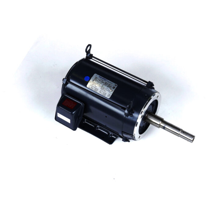 Close-Coupled Pump Motor, 7.50 & 5 HP, 3 Ph, 60 & 50 Hz, 230/460 & 190/380 V, 1800 & 1500 RPM, 213JP Frame, DP