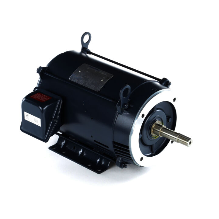 Close-Coupled Pump Motor, 3 & 2 HP, 3 Ph, 60 & 50 Hz, 230/460 & 190/380 V, 1200 & 1000 RPM, 213JMV Frame, DP