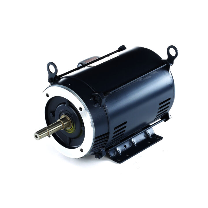 Close-Coupled Pump Motor, 3 & 2 HP, 3 Ph, 60 & 50 Hz, 230/460 & 190/380 V, 1200 & 1000 RPM, 213JMV Frame, DP