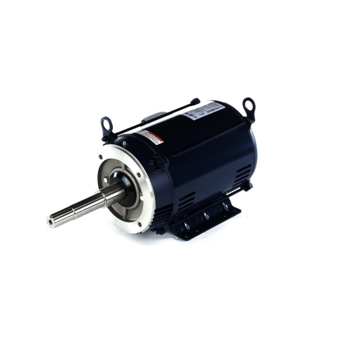 Close-Coupled Pump Motor, 10 & 7.50 HP, 3 Ph, 60 & 50 Hz, 230/460 & 190/380 V, 3600 & 3000 RPM, 213JP Frame, DP