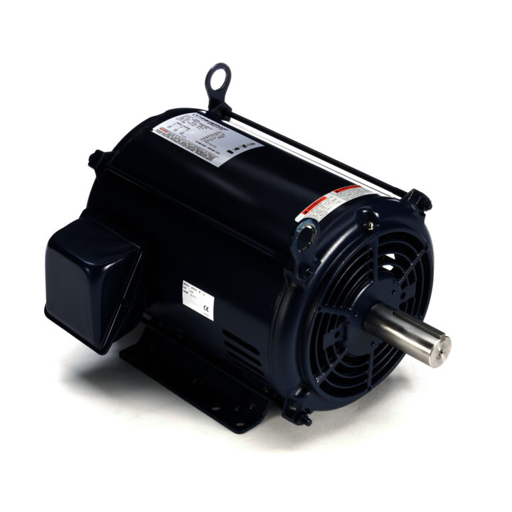 General Purpose Motor, 7.50 HP, 3 Ph, 60 Hz, 200 V, 1800 RPM, 213T Frame, DP