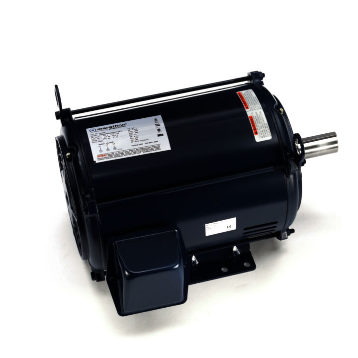 General Purpose Motor, 7.50 HP, 3 Ph, 60 Hz, 200 V, 1800 RPM, 213T Frame, DP